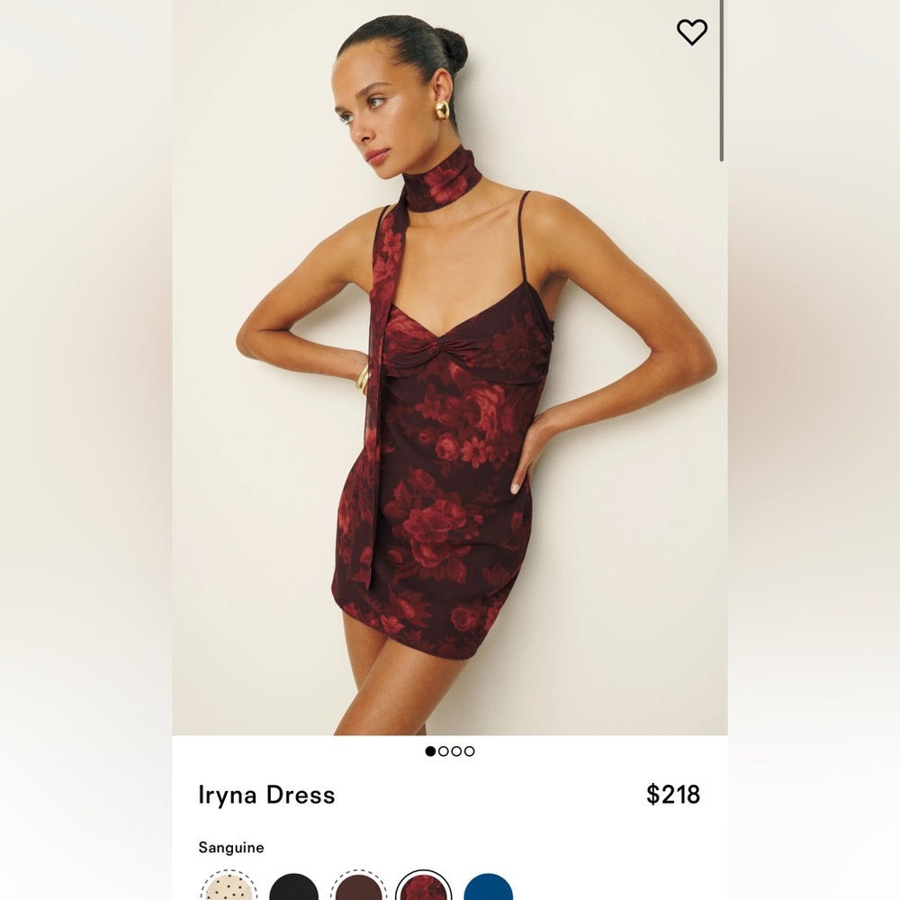 Iryna reformation dress size six barely worn